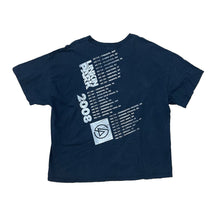 Load image into Gallery viewer, 2008 TOUR DATES WITH LOGO BLACK SHIRT