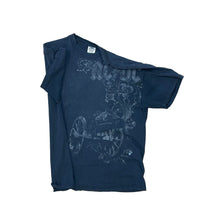 Load image into Gallery viewer, PICTURE OF SMALL HOLES IN EACH ARMPIT. DESTRESSED COLLAR.