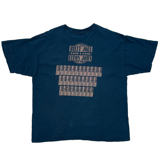 BILLY JOEL AND ELTON JOHN 'FACE TO FACE' TOUR SHIRT - XL (2009)