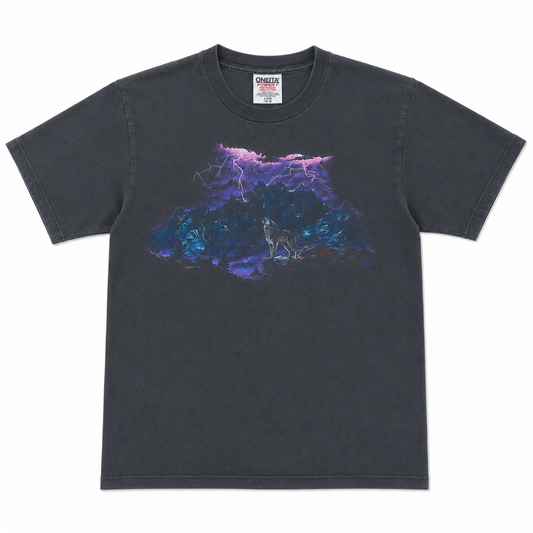 LIGHTNING WOLF YOUTH SHIRT - L (1990'S)