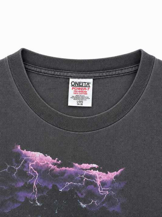LIGHTNING WOLF YOUTH SHIRT - L (1990'S)