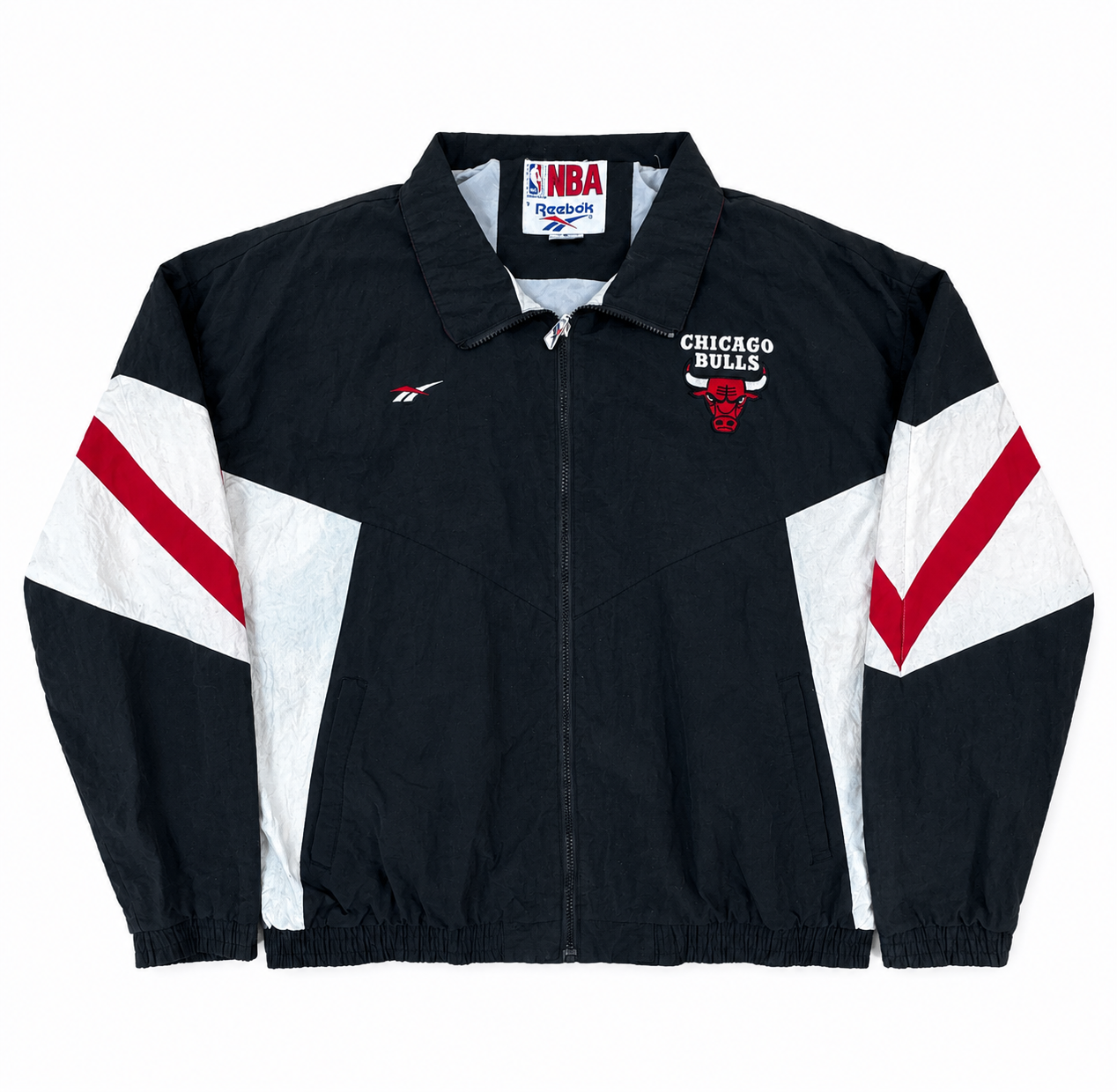NBA CHICAGO BULLS WINDBREAKER JACKET - XL (1990'S)