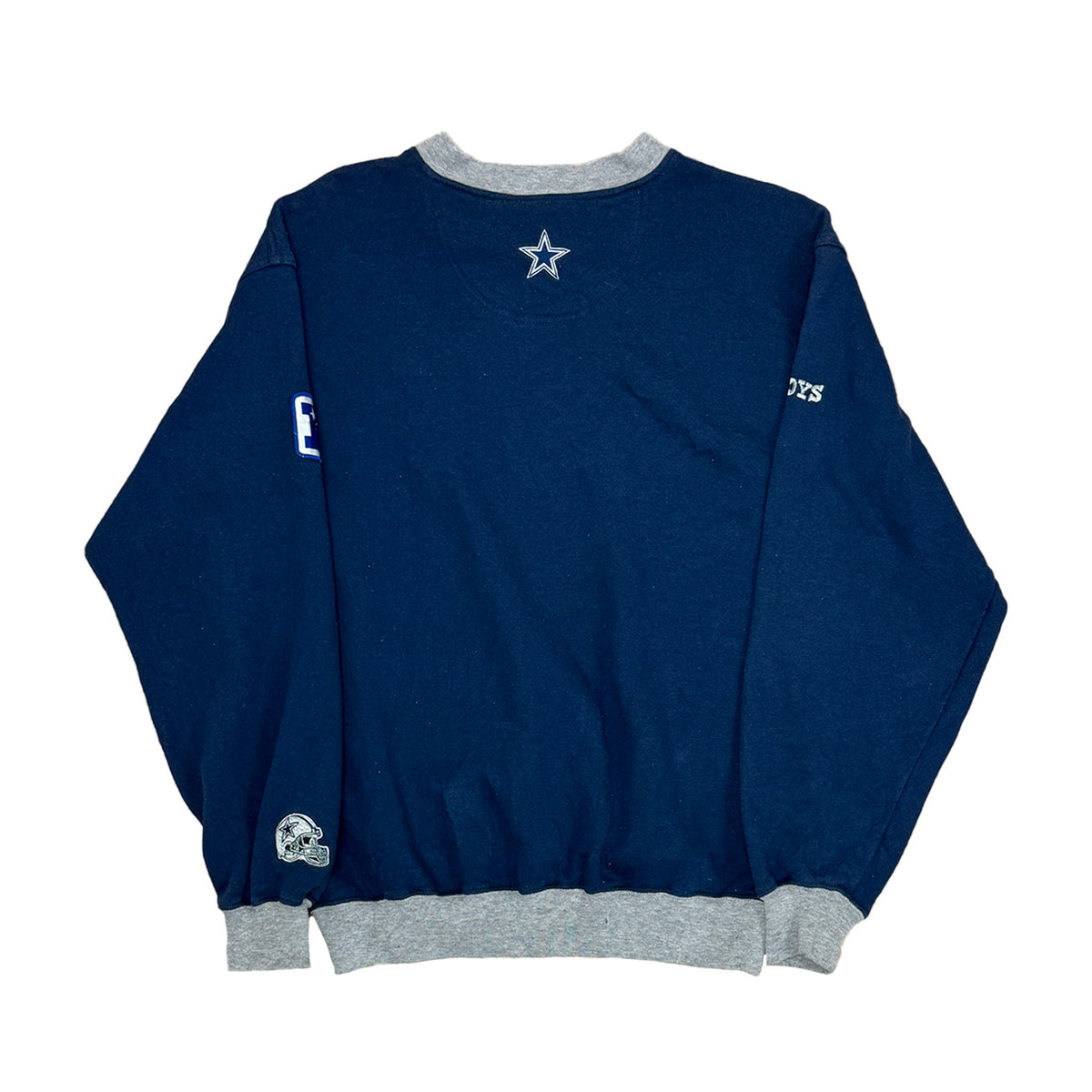 NFL DALLAS COWBOYS V-NECK SWEATSHIRT-M (1990's)