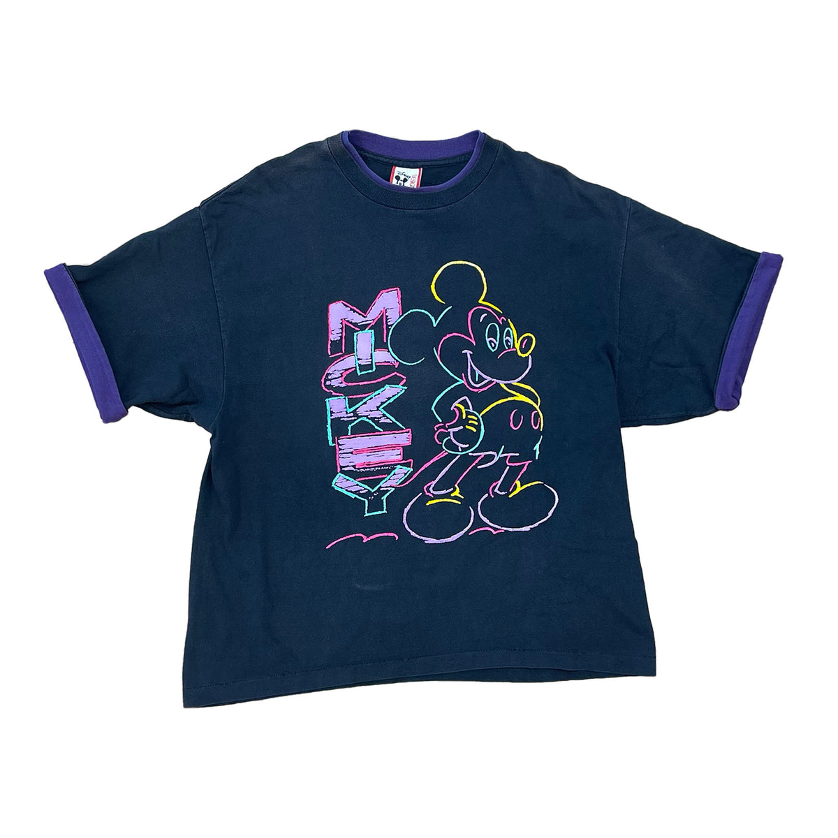 A PHOTO OF THE SHIRT WITH SLEEVES BEING ABLE TO ROLL UP SHOWING PURPLE.