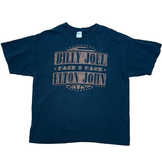 BILLY JOEL AND ELTON JOHN 'FACE TO FACE' TOUR SHIRT - XL (2009)