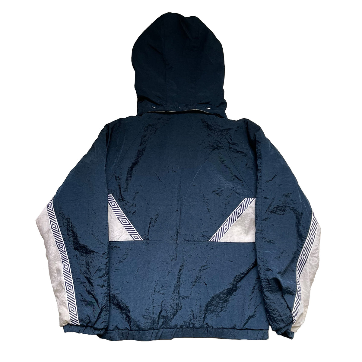BACKSIDE OF UMBRO TRACK ZIP UP HOODIE