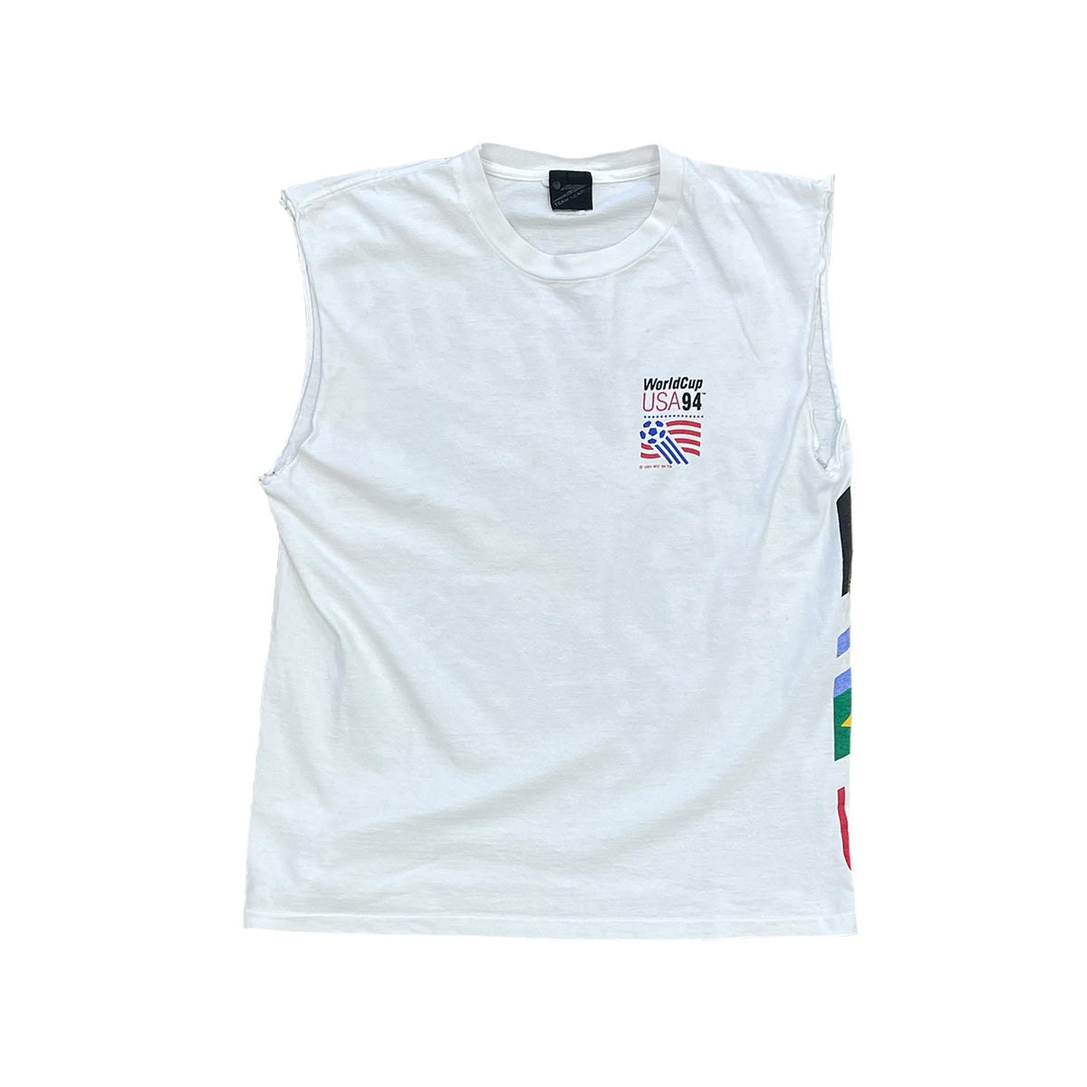 FRONT CUT OFF TANK WITH WORLD CUP 1994 ON LEFT SIDE