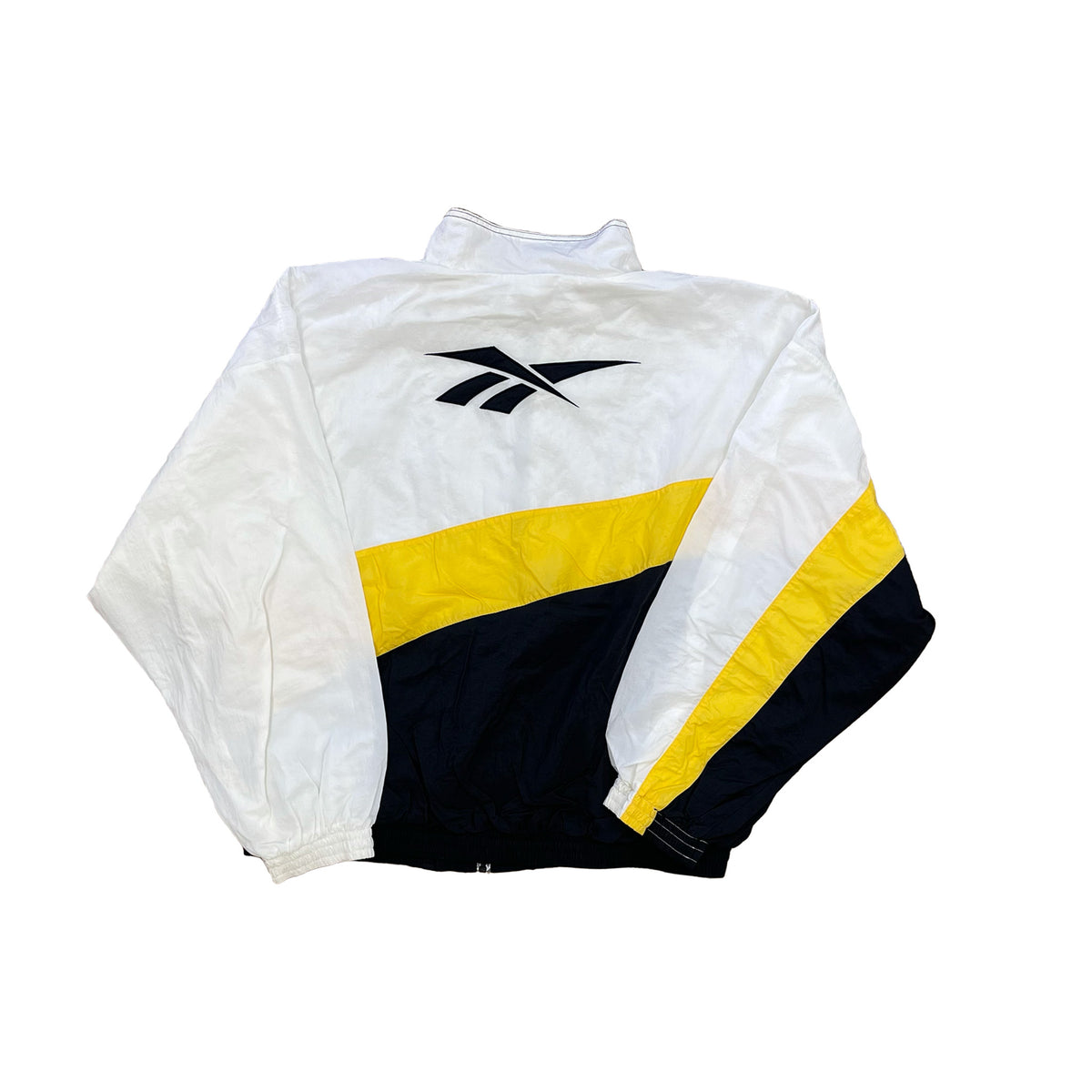 REEBOK YELLOW ZIP-UP JACKET - 2XL (1990'S)